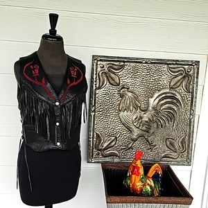 VTG First Genuine Cowhide Vest